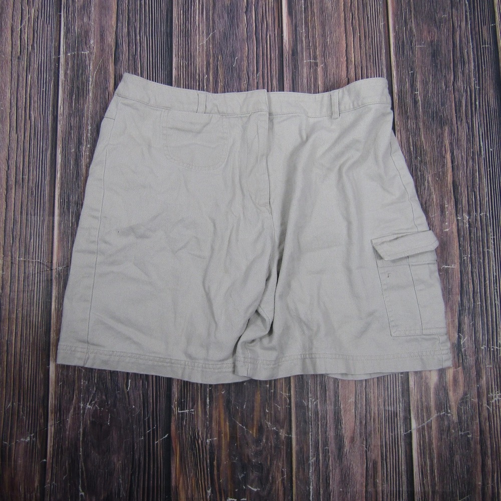 Westbound Shorts Womens 12 Beige Cargo Twill 100% Cotton 7 Inch Inseam